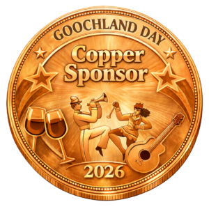 copper-colored medallion with goochland day copper sponsor 2026
